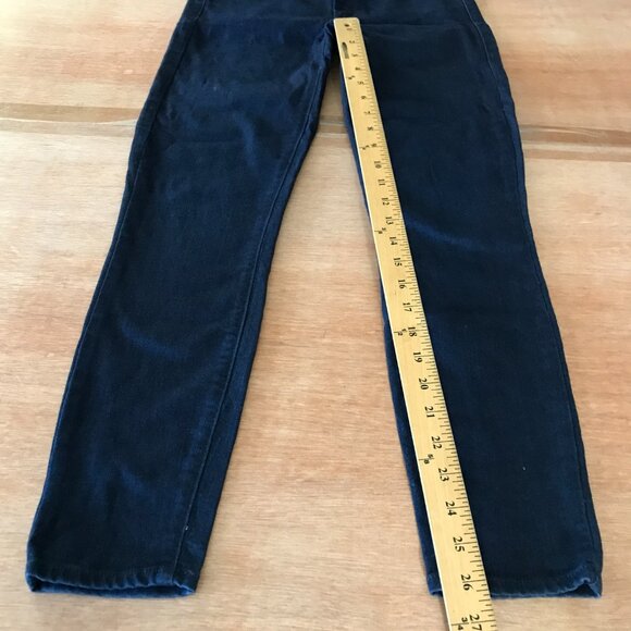 Paige Verdugo Ankle Jeans Women 27 Blue Mid Rise Dark Wash Stretch Preppy 17390 - Picture 7 of 13